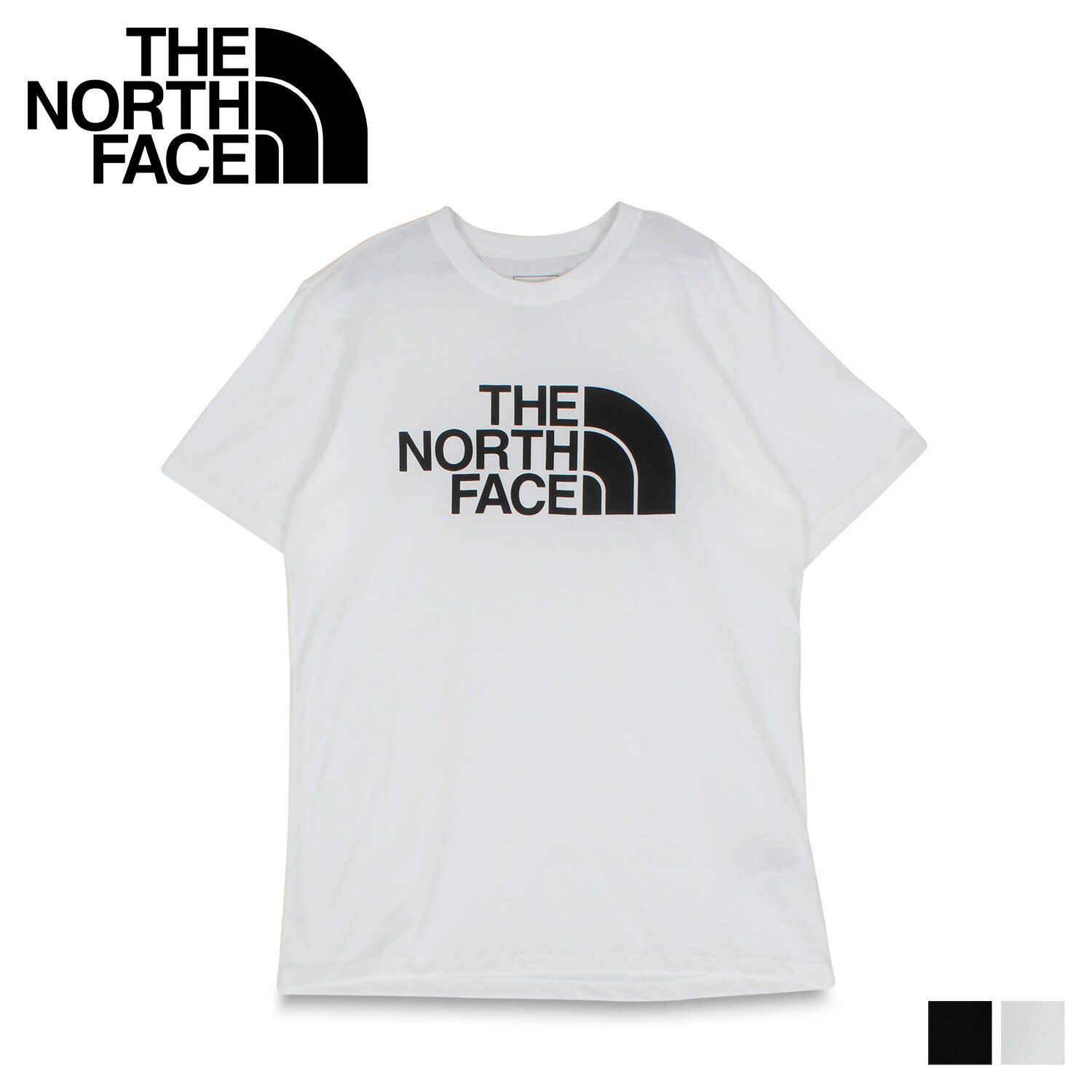 ザ・ノース・フェイス ペアTシャツ ノースフェイス THE NORTH FACE Tシャツ 半袖 メンズ レディース ハーフドーム HALF DOME SS TEE ブラック ホワイト 黒 白 NF0A4M4P