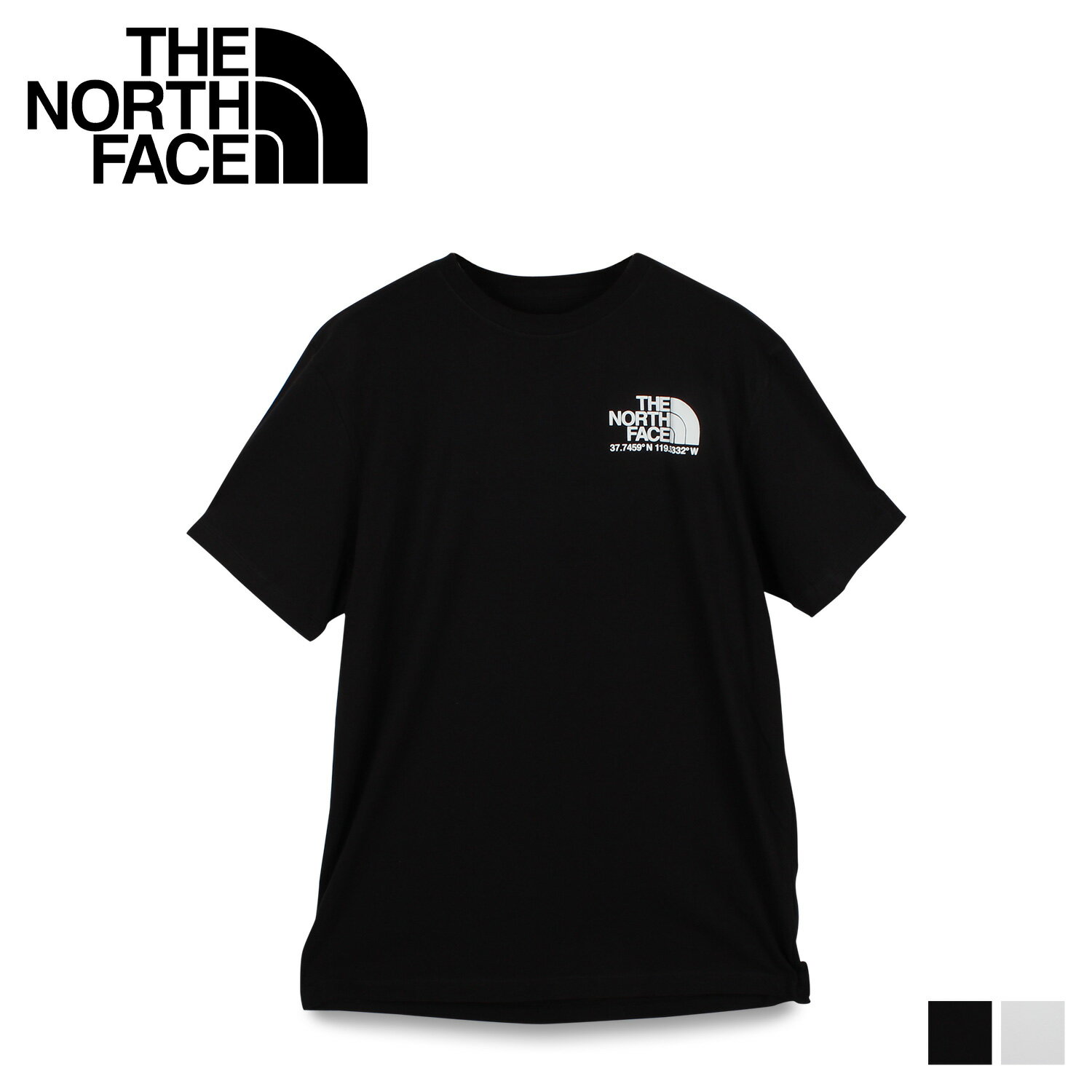 【最大2000円OFFクーポン】 ノースフェイス THE NORTH FACE Tシャツ 半袖 メンズ レディース コーディネート COORDINATES SS TEE ブラック ホワイト 黒 白 NF0A52Y8