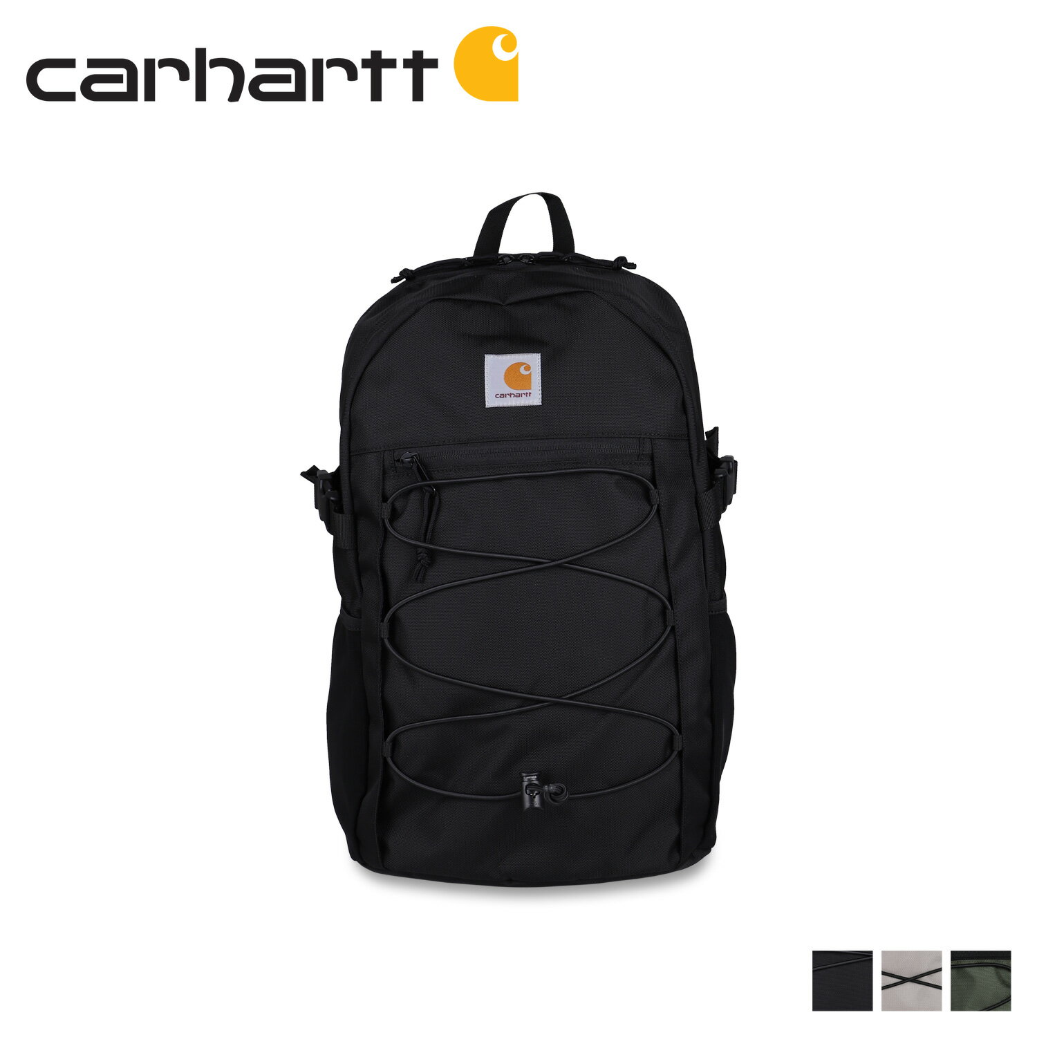 【最大1000円OFFクーポン】 カーハート carhartt WIP リュック バッグ メンズ レディース 大容量 17.7L DELTA BACKPACK ブラック ベージュ グリーン 黒 I027538