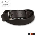 Prairie ベルト メンズ 【クーポンで最大1000円OFF！5/1 10:59まで】 プレリーギンザ PRAIRIE GINZA ベルト メンズ 本革 LEATHER BELT ブラック ブラウン 黒 NB05010