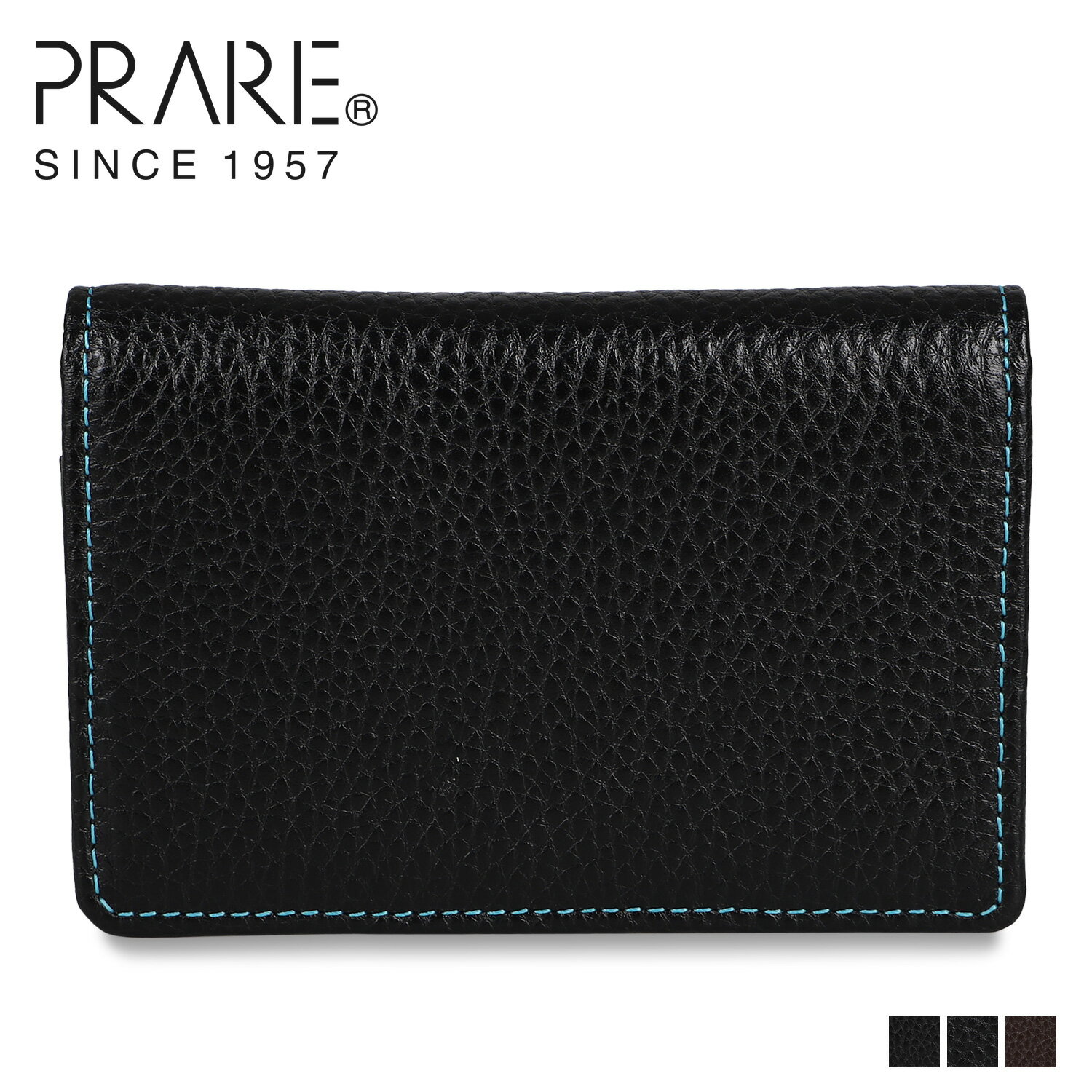 プレリー PRAIRIE カードケース 名刺入れ 定期入れ メンズ 本革 ニュー ピープル NEW PEOPLE ブラック ..