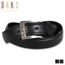 ダックス ダックス DAKS ベルト メンズ 本革 LEATHER BELT ブラック ダークブラウン 黒 DB37070