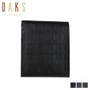 ダックス DAKS 二つ折り財布 メンズ WALLET ブラック ネイビー ブラウン 黒 DP25114