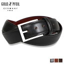  ゴールドファイル GOLD PFEIL ベルト メンズ 本革 LEATHER BELT ブラック ブラウン ダークブラウン 黒 GB52412