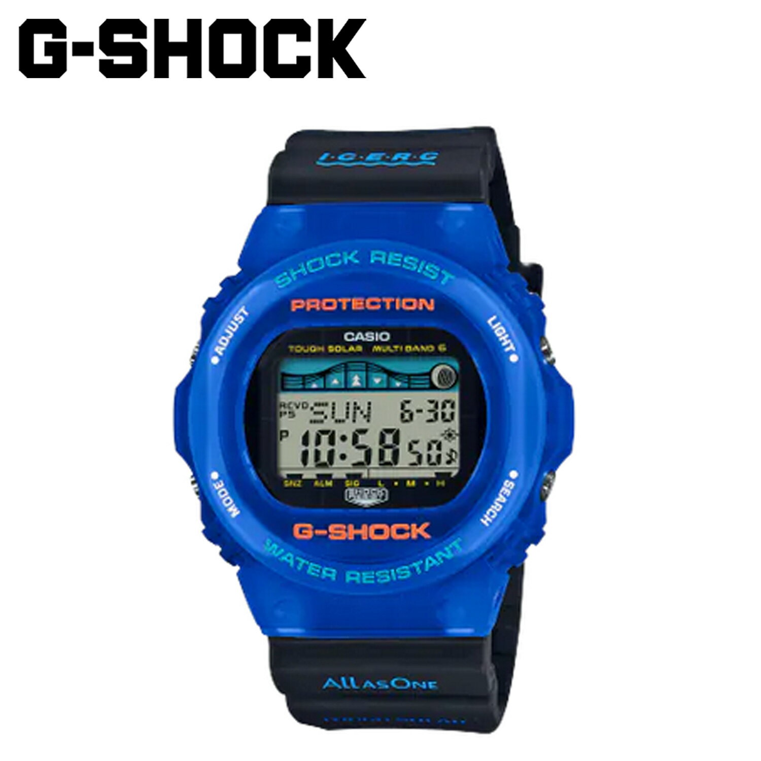 カシオ CASIO G-SHOCK G-LIDE 腕時計 GWX-5700K-2JR Love The Sea And The Earth 電波 ソーラー イルカクジラ コラボ メンズ レディース ブルー