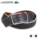 ラコステ 革ベルト メンズ 【クーポンで最大1000円OFF！5/1 10:59まで】 ラコステ LACOSTE ベルト メンズ BELT ブラック ホワイト ネイビー 黒 白 LB88880