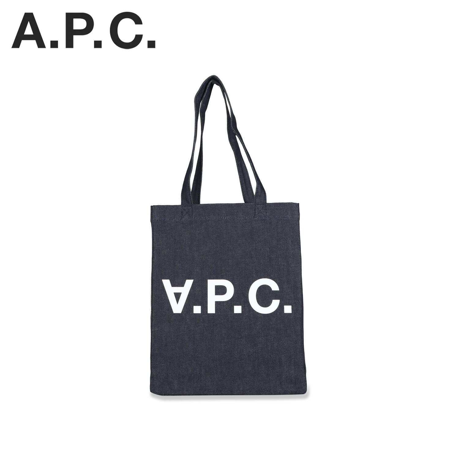 アーペーセー プレゼント メンズ A.P.C. アーペーセー トートバッグ メンズ レディース デニム LAURE ネイビー COCSX-M61445