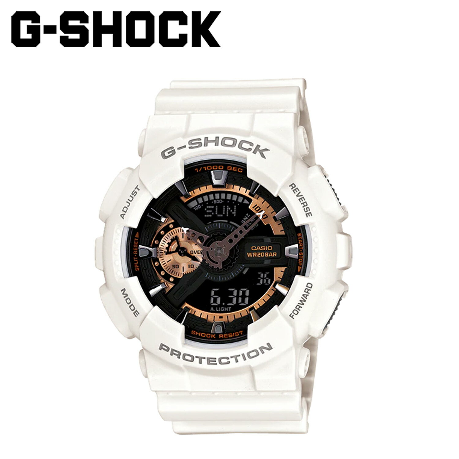 カシオ ビジネス腕時計 レディース 【クーポンで最大1000円OFF！5/16 10:59まで】 カシオ CASIO G-SHOCK 腕時計 GA-110RG-7AJF 防水 ジーショック Gショック G-ショック メンズ レディース ホワイト 白