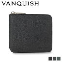 【クーポンで最大1000円OFF！5/7 10:59まで】 ヴァンキッシュ VANQUISH 二つ折り財布 メンズ ラウンドファスナー 本革 WALLET ブラック ネイビー ダーク グリーン 黒 VQM-43280