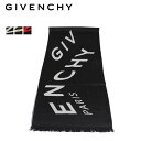 【クーポンで最大1000円OFF！5/7 10:59まで】 ジバンシー GIVENCHY マフラー メンズ レディース ブラック ホワイト レッド イエロー 黒 白 GV4518 J4183