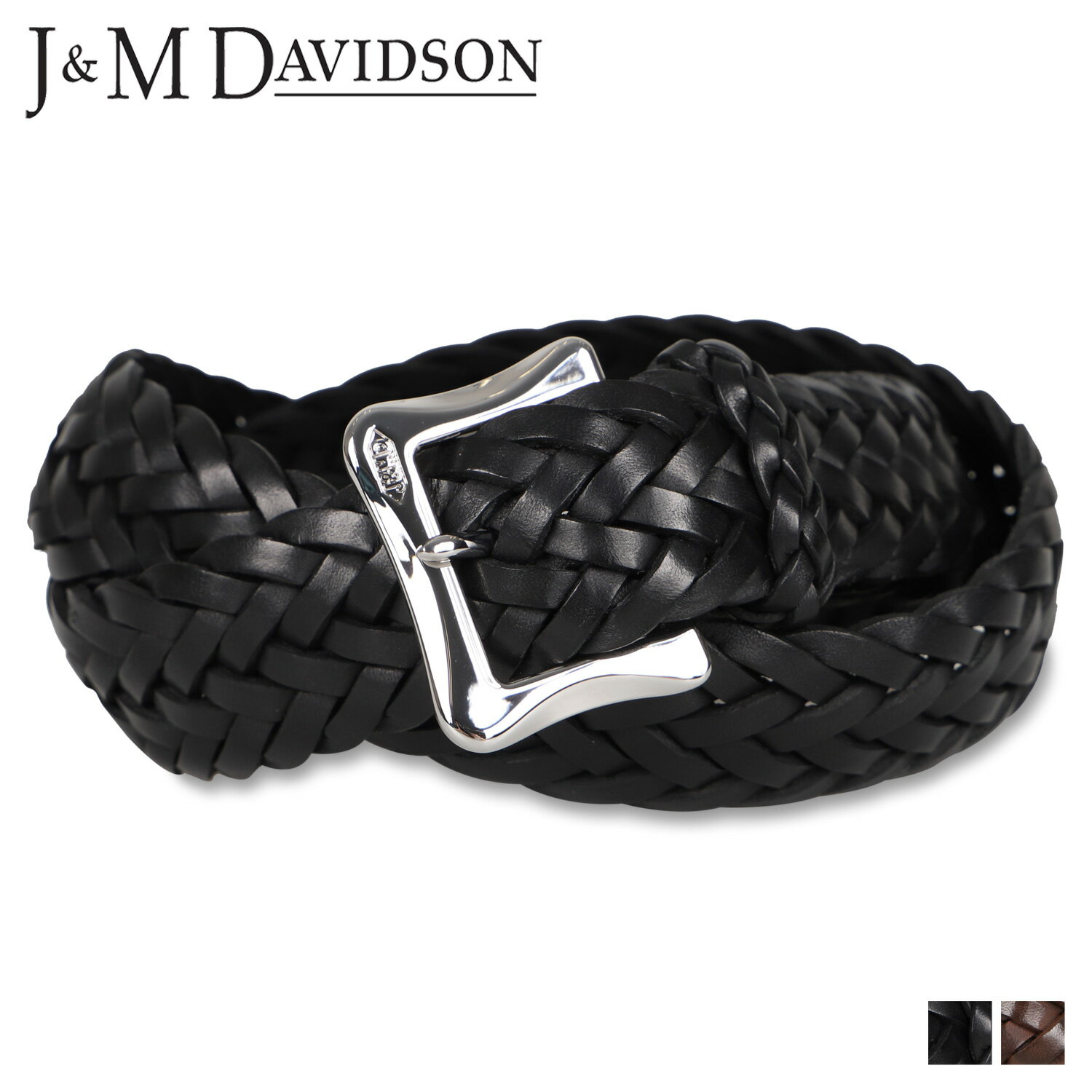 ジェイ＆エム デヴィッドソン J&M DAVIDSON ジェイアンドエムデヴィッドソン ベルト メンズ 本革 ENVELPE BUCKLE TIP END 30MM ブラック ダークブラウン 黒 BENT-0TP-AN30