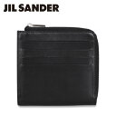 【クーポンで最大1000円OFF！5/7 10:59まで】 ジルサンダー JIL SANDER 財布 小銭入れ カードケース コインケース メンズ レディース L字ファスナー MULTI CARD WALLET ブラック 黒 JSMT840147 MTS00008N