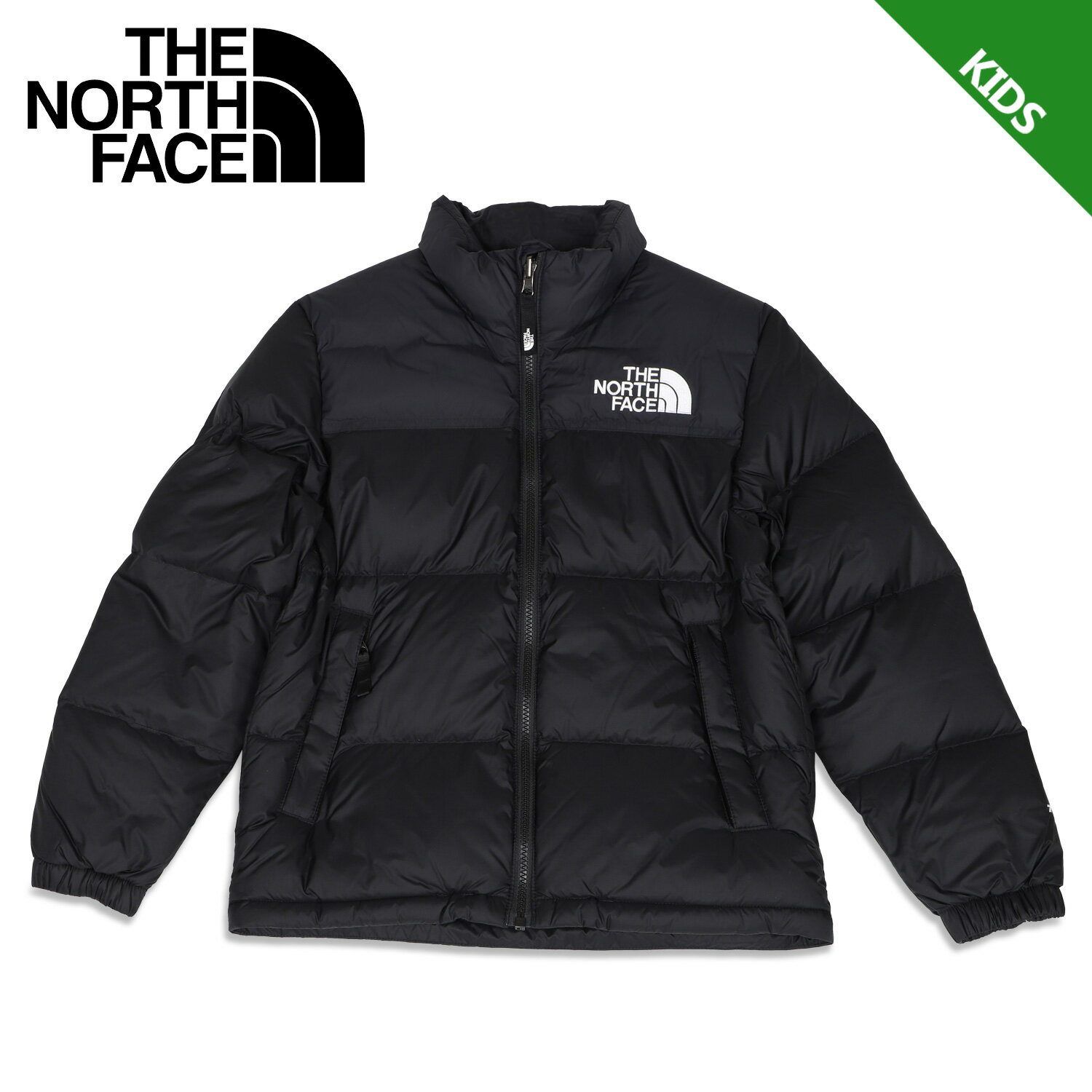 【最大1000円OFFクーポン配布中】 ノースフェイス THE NORTH FACE ダウン ジャケット アウター ヌプシ キッズ Y 1996 RETRO NUPTSE DOWN JACKET ブラック 黒 NF0A4TIM