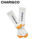 CHARI&CO チャリアンドコー 靴下 ソックス メンズ チンアンドコー コラボ CHING&CO A BANANA SOCKS ホワイト 白