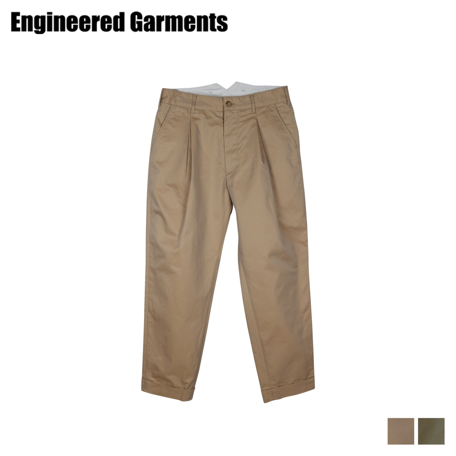 エンジニアド ガーメンツ ENGINEERED GARMENTS テーパードパンツ メンズ WP PANT カーキ 21F1F011