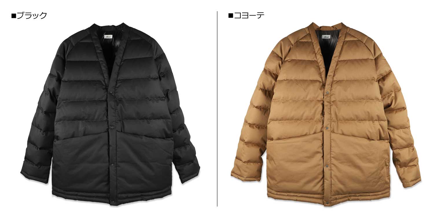 NANGA ナンガ ダウンジャケット アウター コットン ハンテン メンズ レディース COTTON DOWN HANTEN ブラック コヨーテ 黒