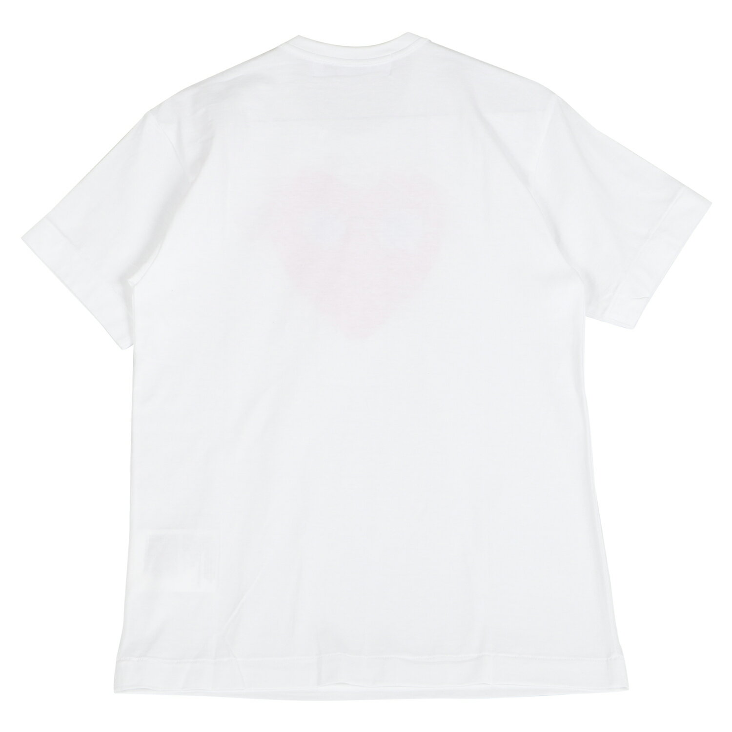 【最大1000円OFFクーポン配布中】 プレイ コムデギャルソン PLAY COMME des GARCONS Tシャツ 半袖 メンズ レッドハート ロゴ RED HEART PLAY T-SHIRT ホワイト 白 T086