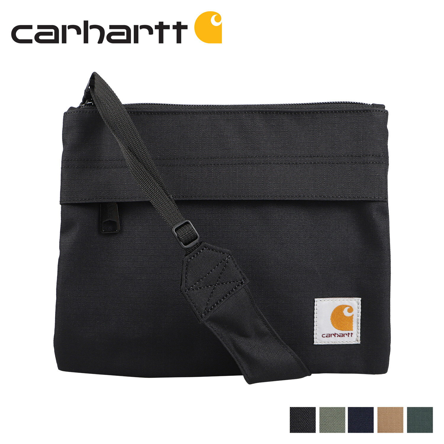  カーハート carhartt WIP ショルダーバッグ バーノン ストラップ メンズ レディース 斜め掛け 小さめ VERNON STRAP BAG ブラック カーキ 黒 BCWI029499