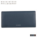 マッキントッシュ フィロソフィー MACKINTOSH PHILOSOPHY 長財布 メンズ グレンフィディック 本革 LONG WALLET ブラック ネイビ...