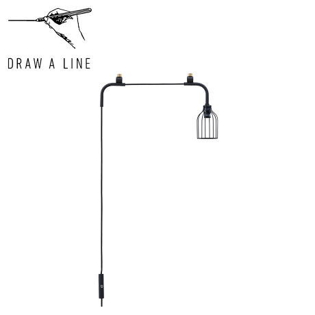 ドローアライン DRAW A LINE ランプ 関節照明 ライト つっぱり棒 照明器具 ランプA 001 Tension Rod A 専用 007 Lamp A LED対応 アンティーク D-LA