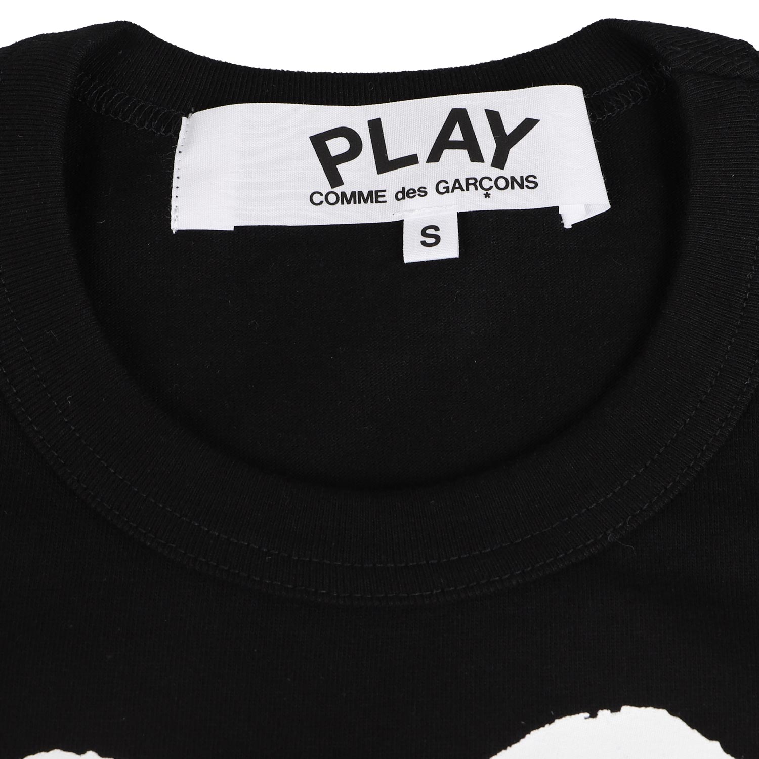 【最大1000円OFFクーポン配布中】 プレイ コムデギャルソン PLAY COMME des GARCONS Tシャツ 半袖 メンズ レッドハート ロゴ RED HEART PLAY T-SHIRT ブラック 黒 T116