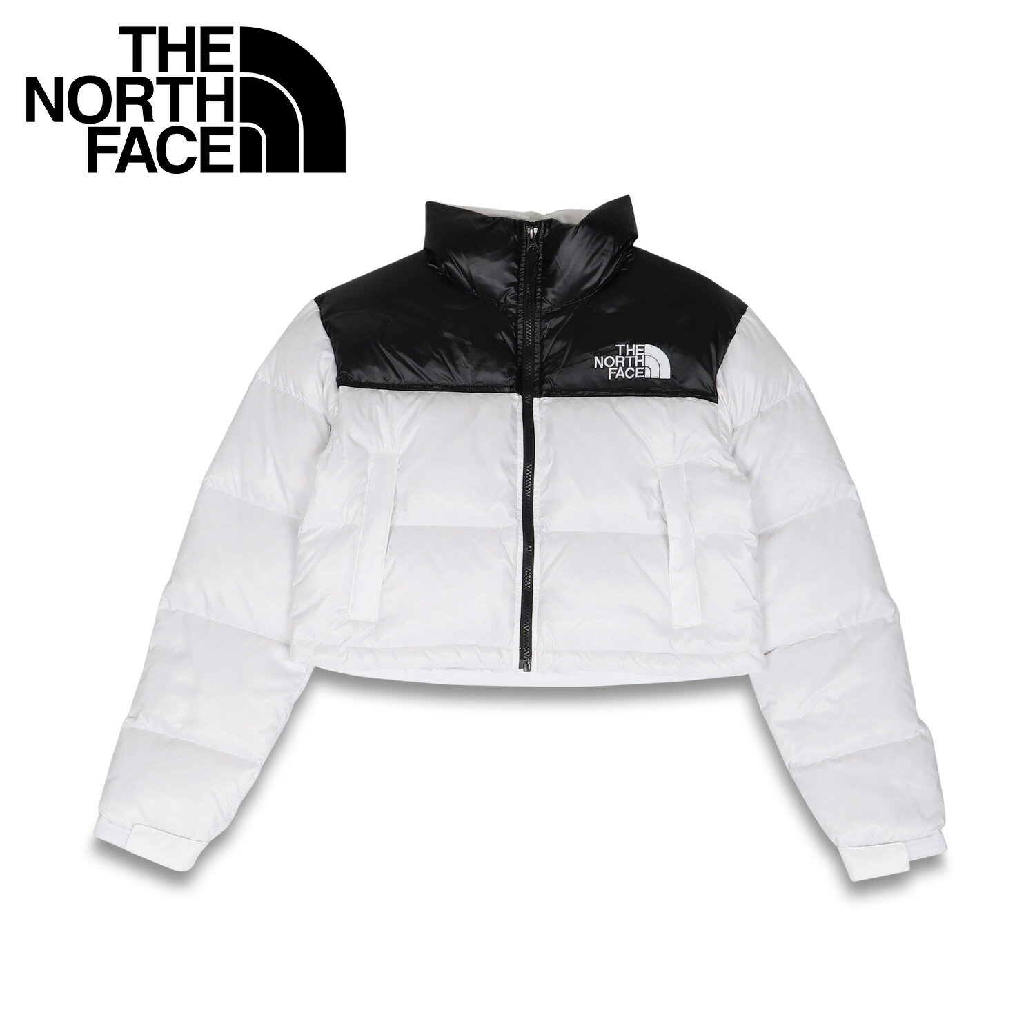 ノースフェイス THE NORTH FACE ダウン ジャケット ヌプシ ショート アウター レディース W NUPTSE SHORT JACKET ホワイト 白 NF0A5GGE