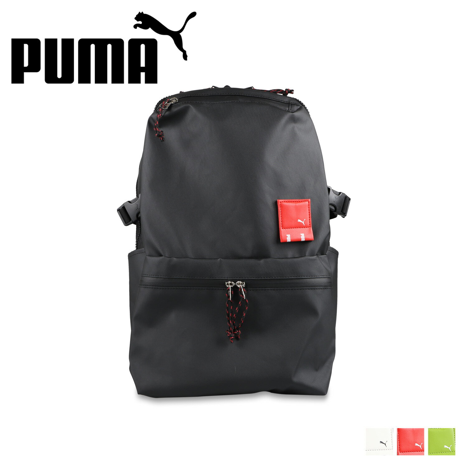 【クーポンで最大1000円OFF！5/16 10:59まで】 PUMA プーマ リュック バッグ バックパック メンズ レディース 30L 撥水 大容量 通学 BACKPACK ホワイト レッド ライト グリーン 白 J20126