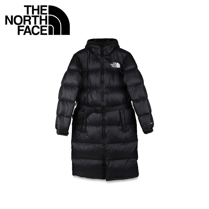 ノースフェイス THE NORTH FACE ダウン ジャケット コート ヌプシ ベルト付き ロング パーカー レディース W NUPTSE BELTED LONG PARKA ブラック 黒 NF0A5GIM