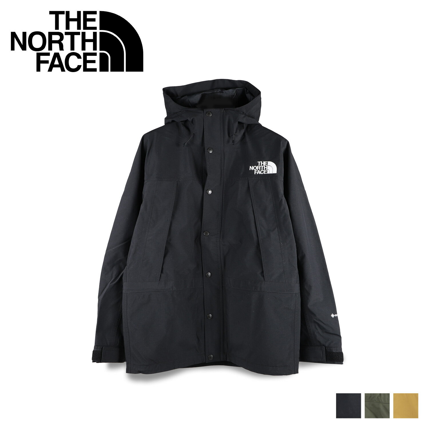 【最大1000円OFFクーポン配布中】 ノースフェイス THE NORTH FACE ジャケット マウンテンジャケット アウター マウンテンライト メンズ MOUNTAIN LIGHT JK ブラック カーキ ベージュ 黒 NP11834