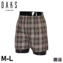 ダックス DAKS トランクス 下着 インナー アンダーウェア メンズ 前開き ソフトパイルゴム M-L メンズ下着 男性 TRUNKS ネイビー グリーン 0...