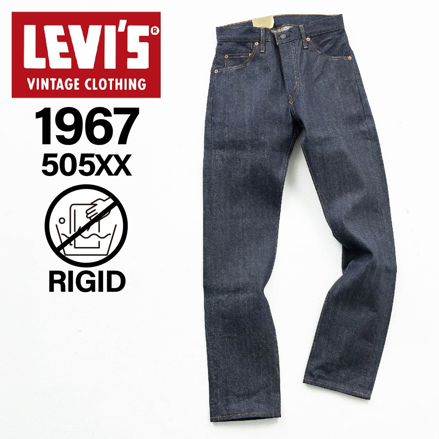 リーバイス ビンテージ クロージング LEVIS VINTAGE CLOTHING 505 ジーンズ デニム パンツ メンズ リジッド 1967 JEANS インディゴ 67505-0098