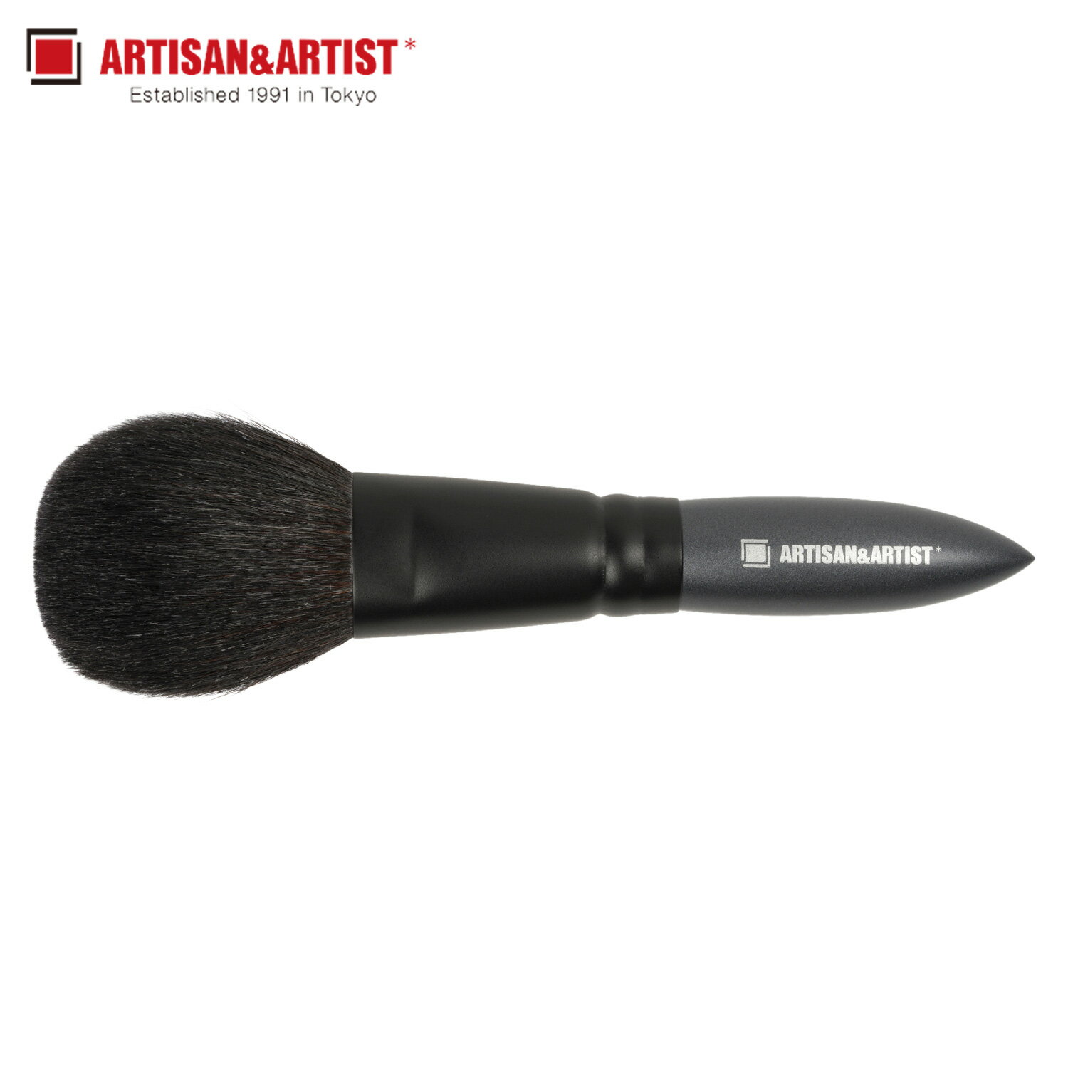 アルティザン&アーティスト ARTISAN&ARTIST メイクブラシ チークブラシ 熊野筆 レディース MAKEUP BRUSH グレー 1WM-BR03 母の日