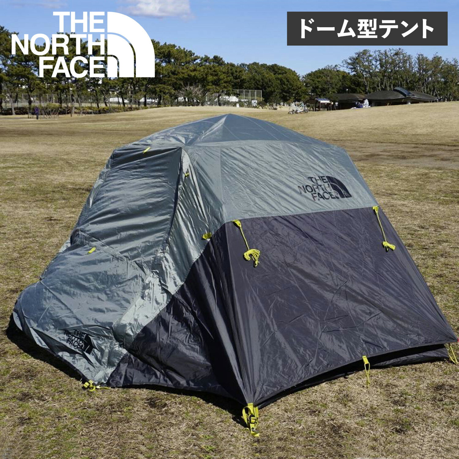 ノースフェイス THE NORTH FACE テント ストームブレーク2 ドーム型 2人用 アウトドア STORMBREAK2 グレー NF0A3BYH Y10