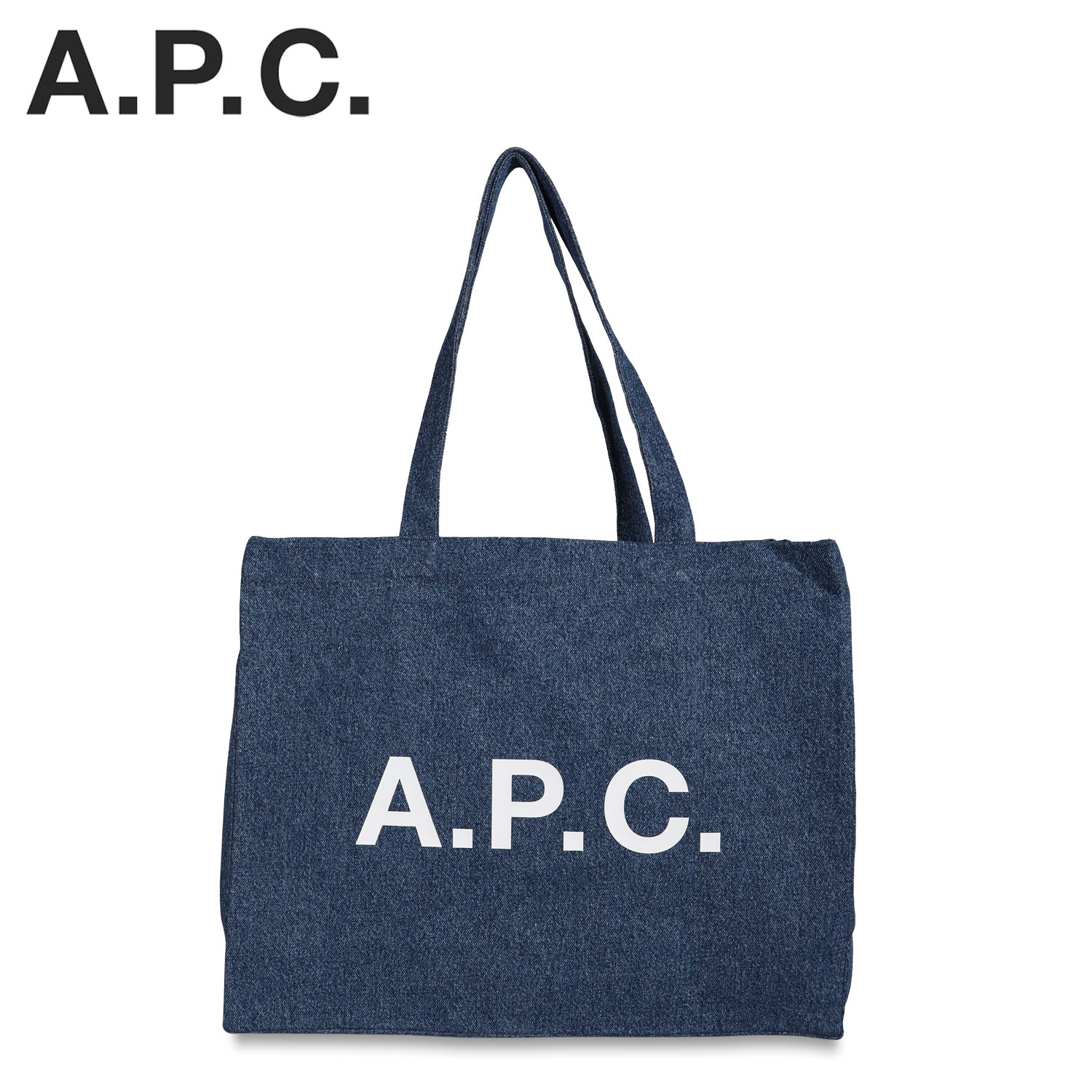  A.P.C. アーペーセー トートバッグ メンズ レディース デニム SHOPPING DIANE ブルー COETK M61443