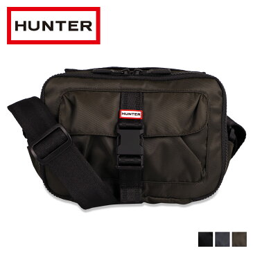 ハンター HUNTER ショルダーバッグ ハンドバッグ ウエストポーチ メンズ レディース 斜めがけ 小さめ NYLON THREE WAY TOPCLIP CROSSBODY BAG ブラック ネイビー ダーク オリーブ 黒 UBX1211KBM