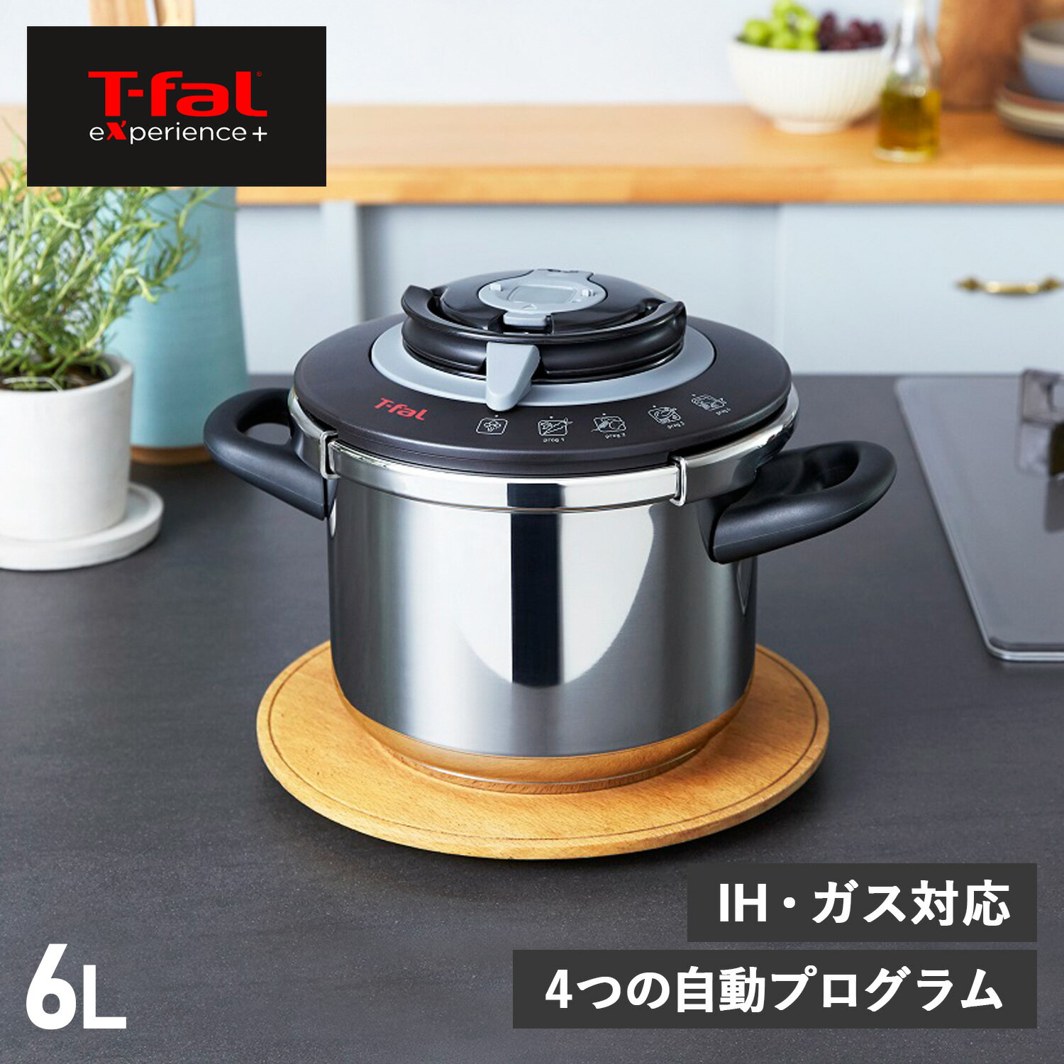 ƥե ڥꥨ󥹡 T-FAL eXperience+  6L IH б PRESSURE COOKER P4220746