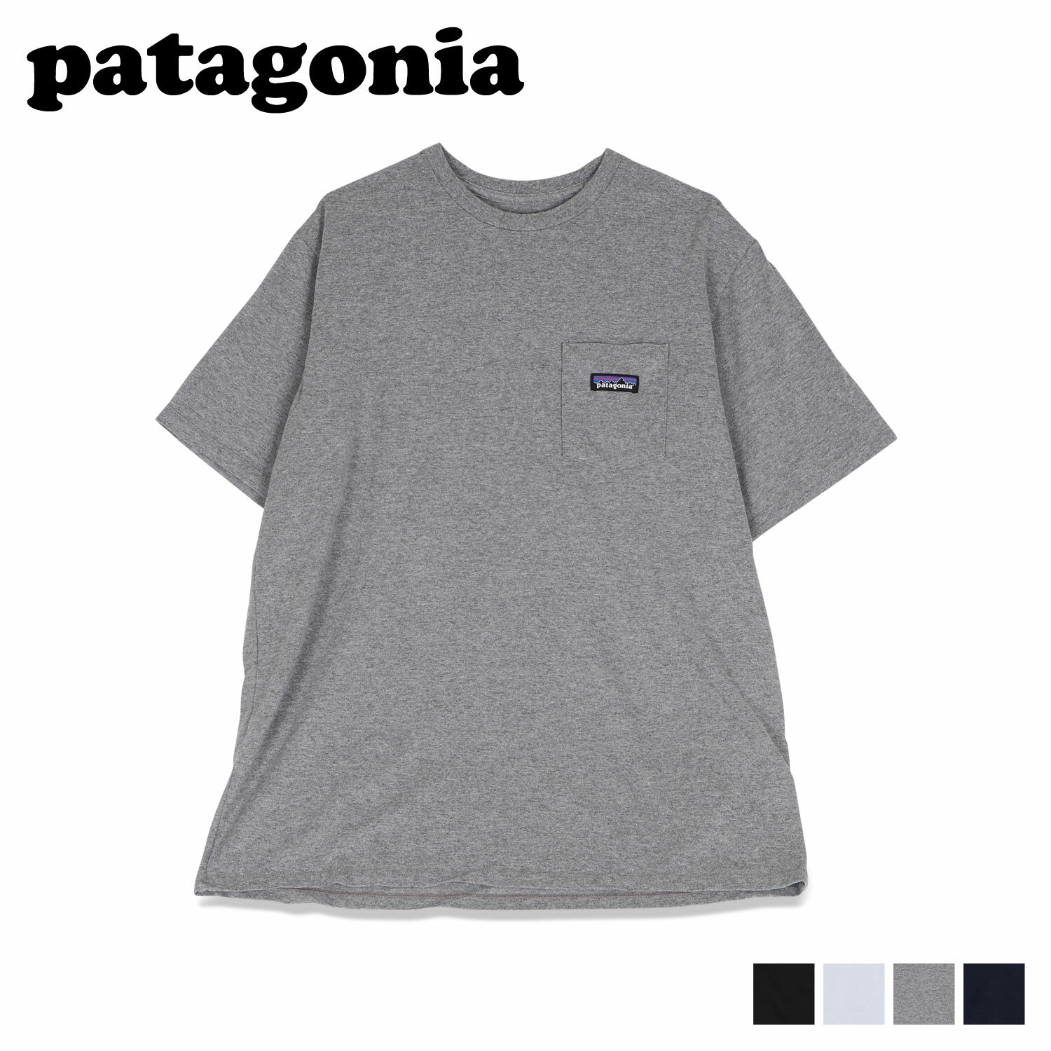 【最大1000円OFFクーポン配布中】 パタゴニア patagonia Tシャツ 半袖 メンズ レディース P-6 LABEL POCKET RESPONSIBILI TEE ブラック ホワイト グレー ネイビー 黒 白 37406