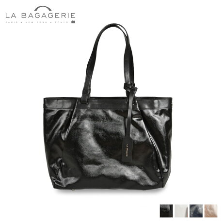 ラバガジェリー LA BAGAGERIE トートバッグ ショルダーバッグ レディース Mサイズ 2WAY TOTE ブラック ホワイト ネイビー ベージュ 黒 白 B0019-02