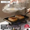 【特典付き】 大人の鉄板 小 グリル 厚板 蓋付き IH ガス対応 鉄 日本製 オークス OTS8100