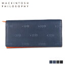 【クーポンで最大1000円OFF！5/7 10:59まで】 マッキントッシュ フィロソフィー MACKINTOSH PHILOSOPHY 長財布 メンズ 本革 LONG WALLET ブラック ネイビー 黒 MAP-3150122