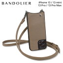 バンドリヤー スマホケース レディース 【クーポンで最大1000円OFF！5/7 10:59まで】 BANDOLIER バンドリヤー iPhone 13 mini iPhone 13 13Pro iPhone 13 Pro Max スマホケース スマホショルダー 携帯 アイフォン エマ メンズ レディース EMMA ベージュ 10EMM