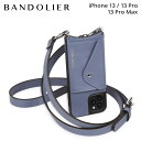 【クーポンで最大1000円OFF！5/1 10:59まで】 BANDOLIER バンドリヤー iPhone 13 13Pro iPhone 13 Pro Max スマホケース スマホショルダー 携帯 アイフォン ヘイリー サイド スロット ブルー スモーク レディース HAILEY SIDE SLOT BLUE SMOKE ブルー 14HAI