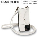 【クーポンで最大1000円OFF！5/1 10:59まで】 BANDOLIER バンドリヤー iPhone 13 mini iPhone 13 13Pro iPhone 13 Pro Max スマホケース スマホショルダー 携帯 アイフォン ドナ サイドスロット ホワイト メンズ レディース ホワイト 白 14DON