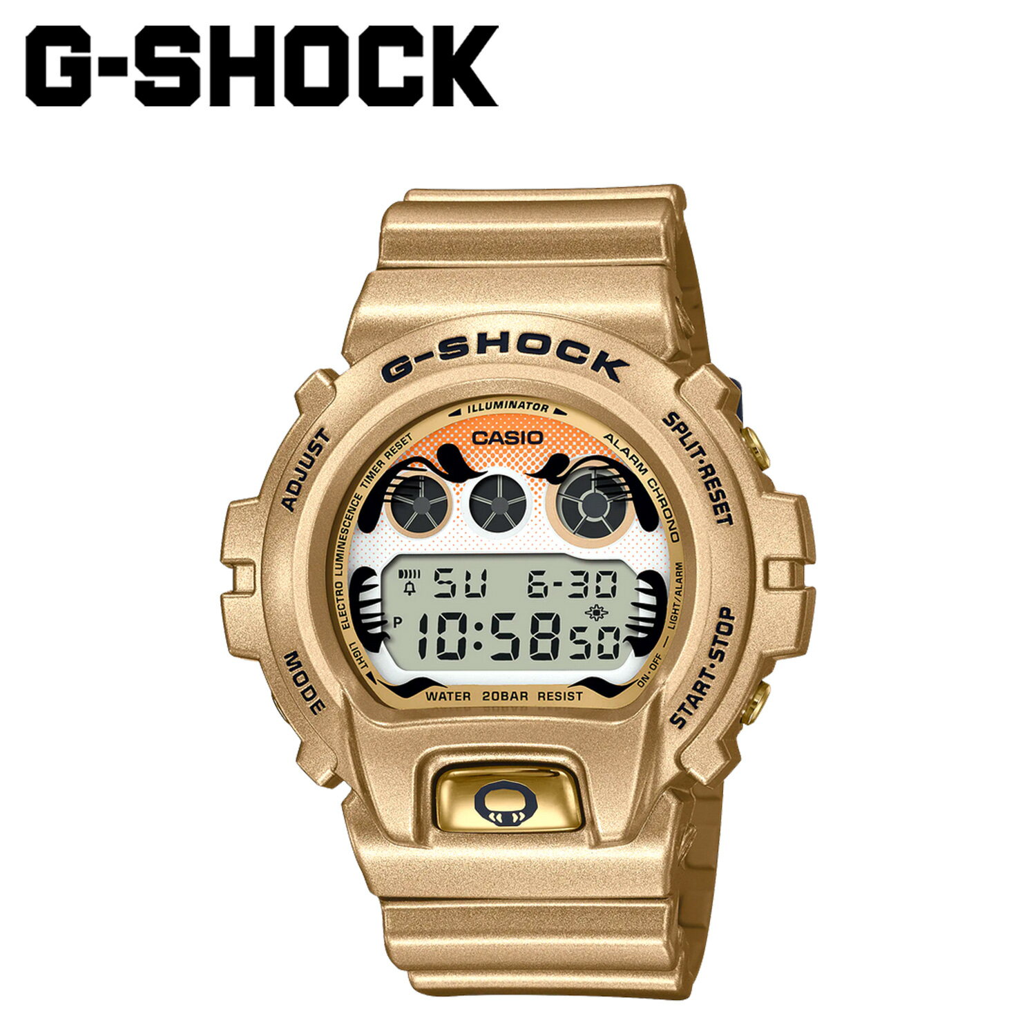 カシオ ビジネス腕時計 レディース 【クーポンで最大1000円OFF！5/16 10:59まで】 カシオ CASIO G-SHOCK 腕時計 DW-6900GDA-9JR 達磨 防水 ジーショック Gショック G-ショック メンズ レディース ゴールド