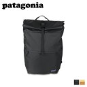 【クーポンで最大1000円OFF！4/19 10:59まで】 パタゴニア patagonia リュック バッグ バックパック アーバー ロール トップ パック メンズ レディース 30L 撥水 大容量 ARBOR ROLL TOP PACK ブラック イエロー 黒 48540