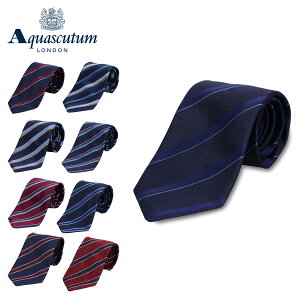 【 最大1000円OFFクーポン配布中 】 アクアスキュータム AQUASCUTUM ネクタイ メンズ シルク ブランド イタリア製 NECKTIE