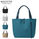 ミレスト MILESTO トートバッグ メンズ レディース 15インチ PC収納 TOTE BAG ブラック グレー グリーン 黒 MLS871 母の日