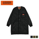 ユニバーサルオーバーオール UNIVERSAL OVERALL コート ノーカラーコート キルトコート アウター メンズ QUILT COAT ブラック カーキ 黒 U2133511