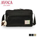 AVOCA アヴォカ ショルダーバッグ 小さめ 斜めがけ レディース 5L SHOULDER BAG ブラック ネイビー ベージュ 黒 AC-003 母の日