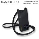 【クーポンで最大1000円OFF！5/1 10:59まで】 BANDOLIER バンドリヤー iPhone 14 14Pro iPhone 14 Pro Max iPhone 14 Plus スマホケース スマホショルダー 携帯 ショルダー アイフォン サラ ピューター メンズ レディース SARAH PEWTER ブラック 黒 10SAR